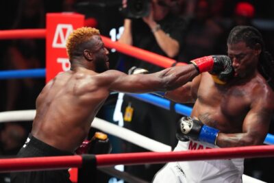 "Efe Ajagba conquista Charles Martin nel main event dei pesi massimi di Zuffa 3"